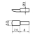 Taquet battoir queue Ø 3mm - ITAR