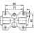 Roulette fixe Ø 100mm - TENTE