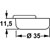 Charnière basic à visser EA48 110° - TITUS