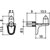 Taquet 2 tourillons Ø 5mm - ITALIANA FERRAMENTA